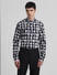 Black Check Print Full Sleeves Shirt_414564+2