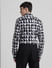 Black Check Print Full Sleeves Shirt_414564+4