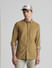 Brown Corduroy Full Sleeves Shirt_414566+1