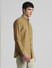 Brown Corduroy Full Sleeves Shirt_414566+3