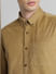 Brown Corduroy Full Sleeves Shirt_414566+5