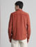 Red Corduroy Full Sleeves Shirt_414569+4