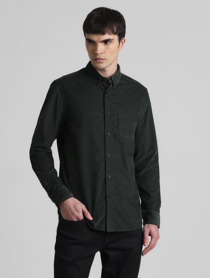 Zbrandy Deep V Neck Shirt Men Long Sleeve Stretch T-Shirt Low Cut  Undershirt Tee Black S at  Men's Clothing store