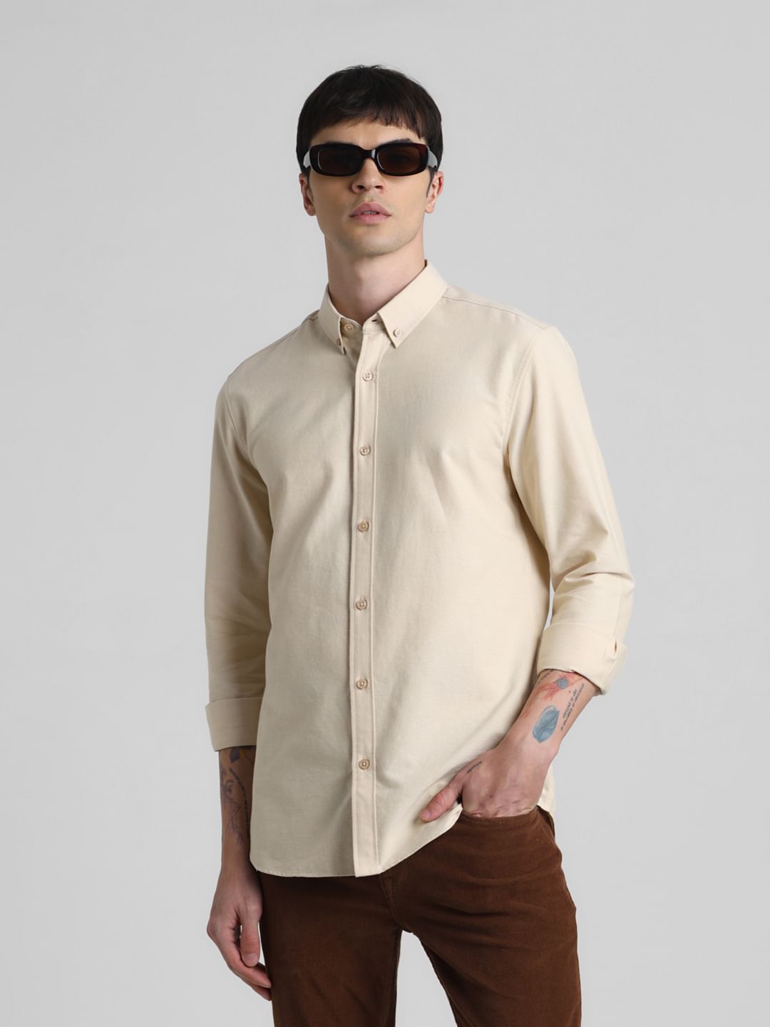 Light brown shirt hotsell