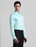Green Satin Weave Full Sleeves Shirt_414591+3