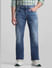 Blue High Rise Ray Bootcut Jeans_414599+1