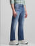 Blue High Rise Ray Bootcut Jeans_414599+2
