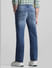 Blue High Rise Ray Bootcut Jeans_414599+3