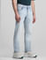 Light Blue Mid Rise Clark Regular Fit Jeans_414601+2