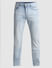 Light Blue Mid Rise Clark Regular Fit Jeans_414601+7