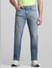 Light Blue Mid Rise Clark Regular Fit Jeans_414603+1