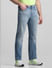 Light Blue Mid Rise Clark Regular Fit Jeans_414603+2