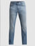 Light Blue Mid Rise Clark Regular Fit Jeans_414603+7