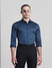 Blue Striped Full Sleeves Shirt_414605+1