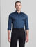 Blue Striped Full Sleeves Shirt_414605+2