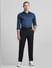 Blue Striped Full Sleeves Shirt_414605+6