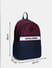 Navy Blue Colourblocked Backpack_414609+9