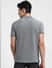 Black Cotton Polo T-shirt_407383+4
