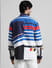 Blue Racer Stripes Full Sleeves Shirt_409116+4
