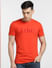 Red Crew Neck T-shirt_400383+2