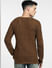 Brown Textured Pullover_400348+4