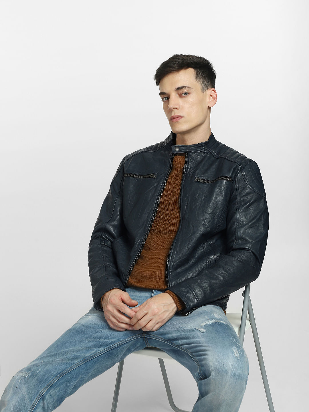 Leather Jackets: Buy Leather Jackets for Men Online in India