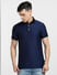 Blue Polo Neck T-shirt_400387+2