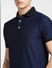 Blue Polo Neck T-shirt_400387+5