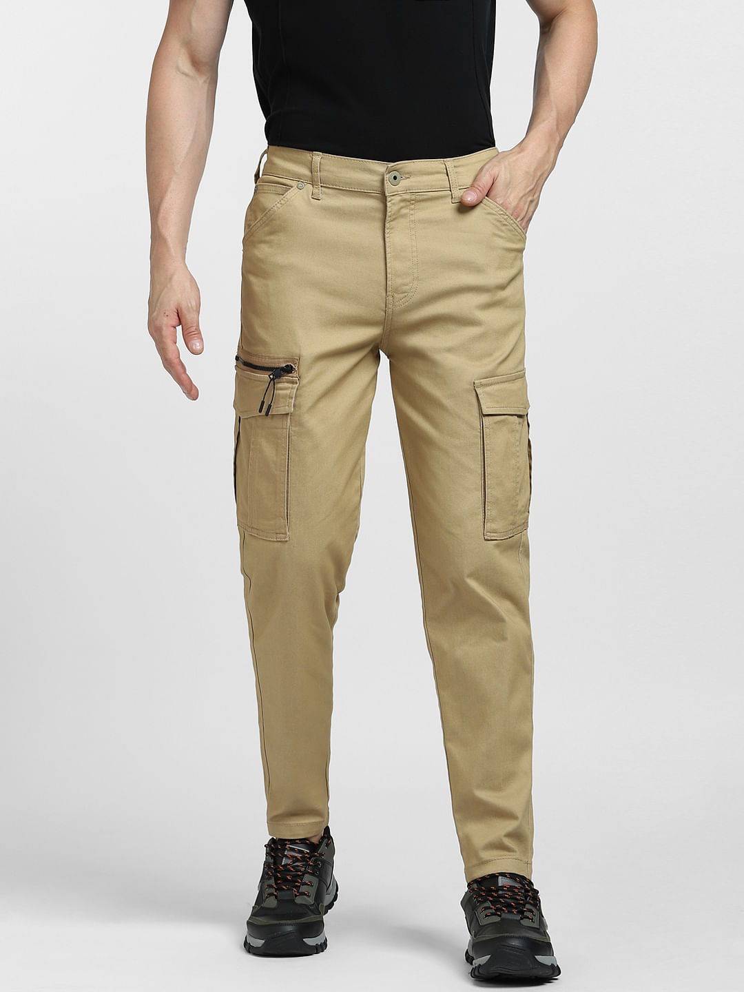 Jack  Jones Casual Trousers  Buy Jack  Jones Brown Mid Rise Chino Pants  OnlineNykaa fashion