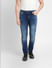 Dark Blue Low Rise Glenn Slim Fit Jeans_400432+2