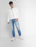 Light Blue Low Rise Distressed Slim Jeans_400439+1