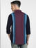 Burgundy Colourblocked Full Sleeves Shirt_400369+4