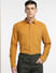 Yellow Corduroy Full Sleeves Shirt_400410+2