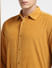 Yellow Corduroy Full Sleeves Shirt_400410+5