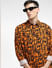 Orange All Over Print Full Sleeves Shirt_400411+1
