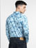 Blue Abstract Print Full Sleeves Shirt_400415+4