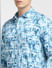 Blue Abstract Print Full Sleeves Shirt_400415+5