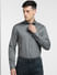 Grey Printed Full Sleeves Shirt_400419+2