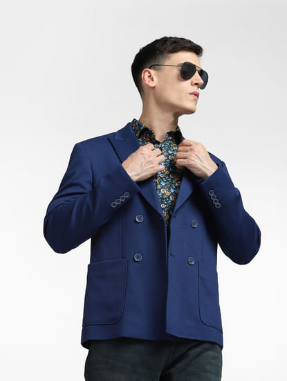 Navy Blue Tailored Blazer