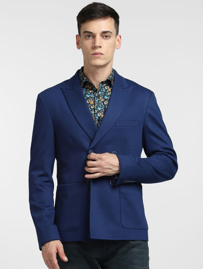 Navy Blue Tailored Blazer