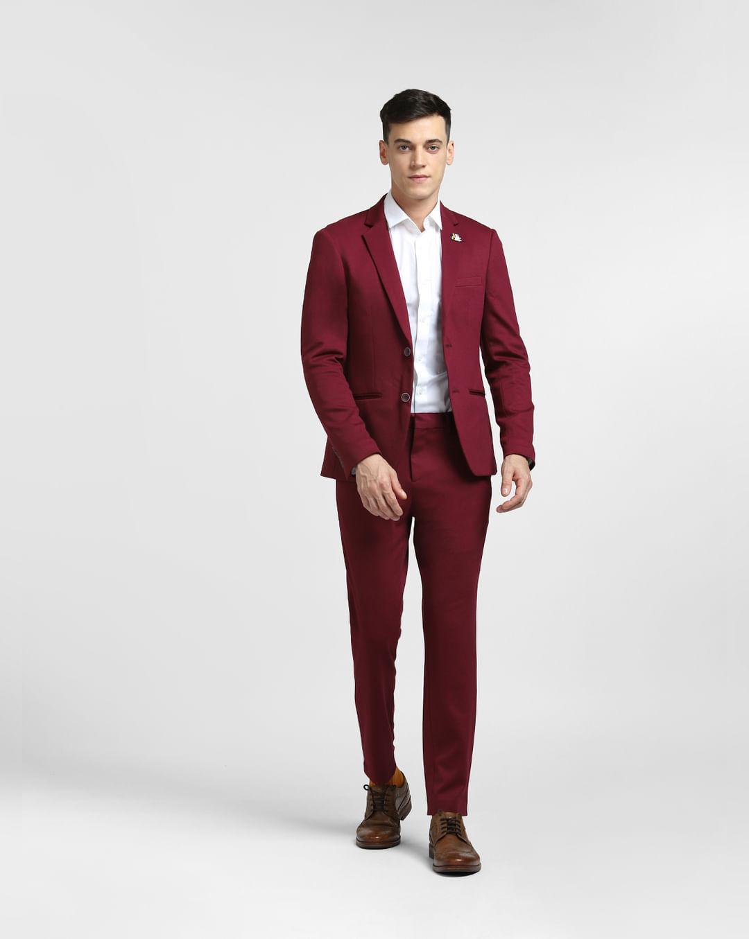 Buy Maroon Suit-Set Blazer for Men