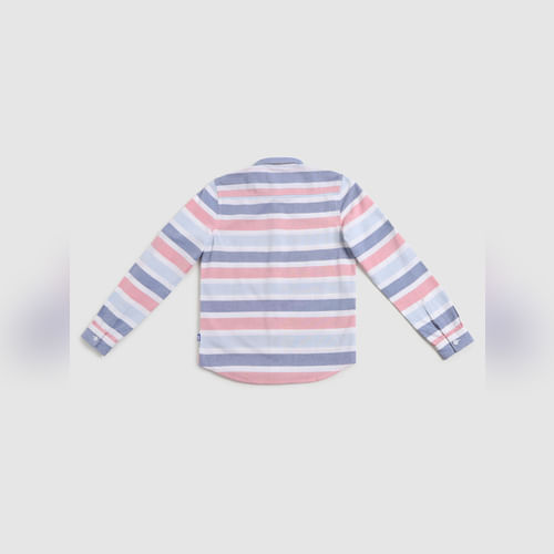 BESTSELLER CLOTHING Boys White Striped Full Sleeves Shirt