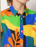 Boys Orange Art Print Co-ord Set Shirt_414679+6