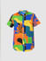 Boys Orange Art Print Co-ord Set Shirt_414679+7