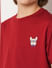 Boys Red Doggo Logo Print T-shirt_414686+6