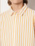 Boys Yellow Striped Co-ord Set Shirt_414688+6