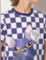 Boys Purple Dog Print Co-ord Set T-shirt_414689+6