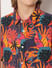 Boys Purple Tropical Print Co-ord Set Shirt_414691+6