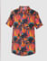 Boys Purple Tropical Print Co-ord Set Shirt_414691+7