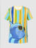 Boys Yellow Striped Knit Co-ord Set T-shirt_414695+7